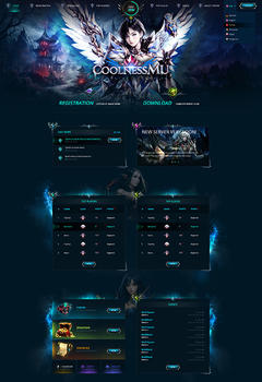 Coolness Mu Online Game Website Template