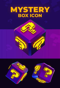 Mystery Box набір з 7 іконок